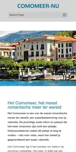 Anteprima del sito Comomeer-Nu, media di Paesi Bassi per articoli sponsorizzati