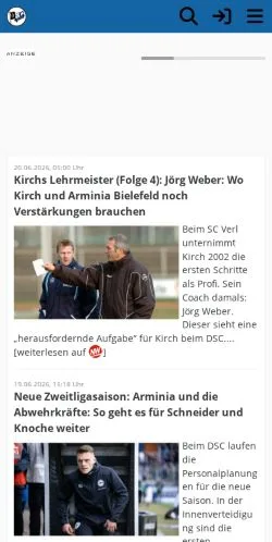 Preview of the DSC4ever.de website, a media outlet in Germany for sponsored articles