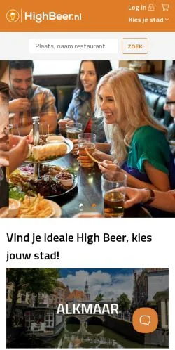 Voorbeeld van de site Highbeer, medium uit Nederland voor gesponsorde artikelen