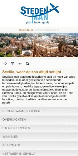 Podgląd witryny Sevilla-Nu, medium z kraju Holandia do artykułów sponsorowanych