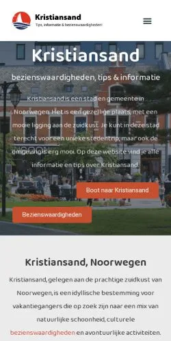 Anteprima del sito Kristiansand, media di Paesi Bassi per articoli sponsorizzati
