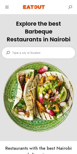 Anteprima del sito EatOut, media di Stati Uniti per articoli sponsorizzati
