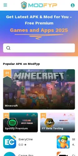 Forhåndsvisning av nettstedet Modfyp, medium fra USA for sponsede artikler
