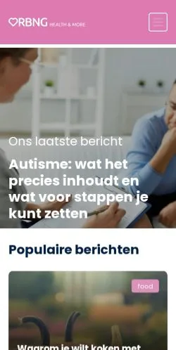 Voorbeeld van de site RBNG, medium uit Nederland voor gesponsorde artikelen