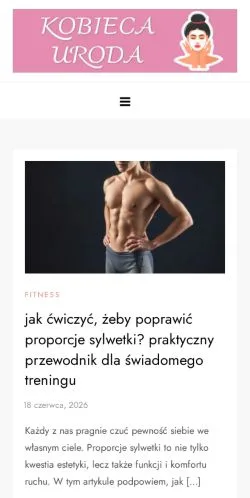 Anteprima del sito Kobieca Uroda, media di Polonia per articoli sponsorizzati