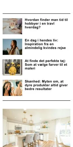 Preview of the digitalmor.dk website, a media outlet in Denmark for sponsored articles