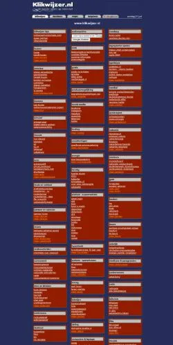 Anteprima del sito Klikwijzer, media di Paesi Bassi per articoli sponsorizzati