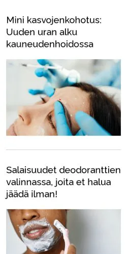 Anteprima del sito rohkeamuoto.fi, media di Finlandia per articoli sponsorizzati