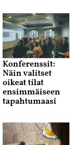 Anteprima del sito yrityspaketti.fi, media di Finlandia per articoli sponsorizzati