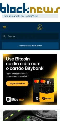Anteprima del sito Block News, media di Brasile per articoli sponsorizzati