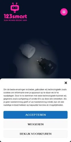 Sponsorlu makaleler için Hollanda medyası 123smart sitesinin önizlemesi