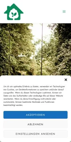 Podgląd witryny GartenHeimNord, medium z kraju Niemcy do artykułów sponsorowanych