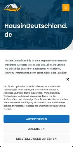 Podgląd witryny Haus In Deutschland, medium z kraju Niemcy do artykułów sponsorowanych