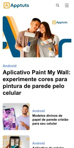 Förhandsvisning av webbplatsen AppTuts, medium i Brasilien för sponsrade artiklar