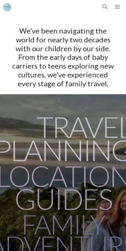 Anteprima del sito Wyld Family Travel, media di Stati Uniti per articoli sponsorizzati