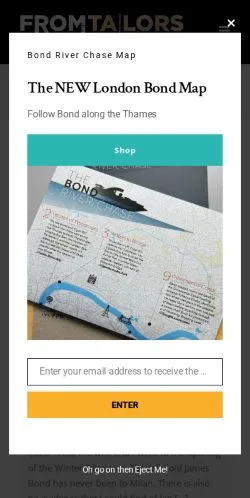 Anteprima del sito From Tailors With Love, media di Regno Unito per articoli sponsorizzati