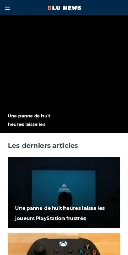 Anteprima del sito Blu News, media di Francia per articoli sponsorizzati