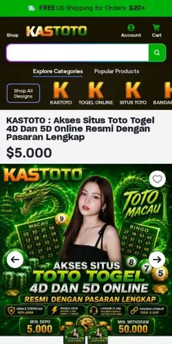 Forhåndsvisning av nettstedet KASTOTO, medium fra USA for sponsede artikler
