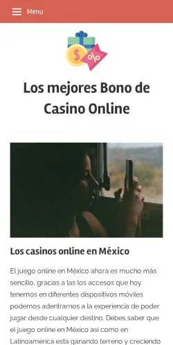 Anteprima del sito CasinoBonus, media di Messico per articoli sponsorizzati