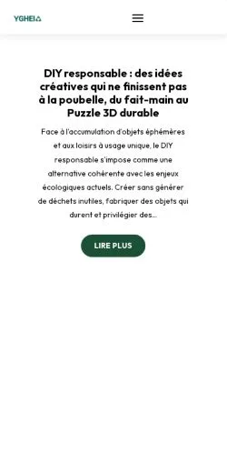 Anteprima del sito Ygheia, media di Francia per articoli sponsorizzati