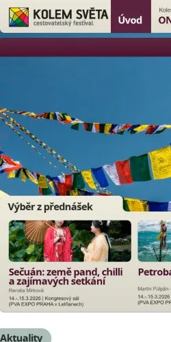 Anteprima del sito KolemSvěta.cz, media di Cechia per articoli sponsorizzati