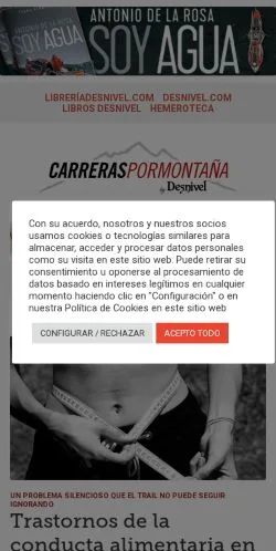 Anteprima del sito Carreras Por Montaña, media di Stati Uniti per articoli sponsorizzati