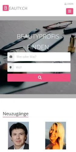 Anteprima del sito beauty.ch, media di Svizzera per articoli sponsorizzati