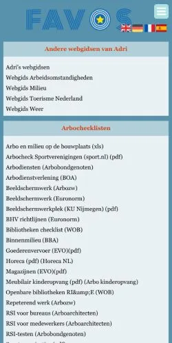 Anteprima del sito Webgids Checklisten, media di Paesi Bassi per articoli sponsorizzati