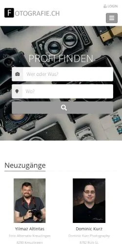 Podgląd witryny fotografie.ch, medium z kraju Szwajcaria do artykułów sponsorowanych
