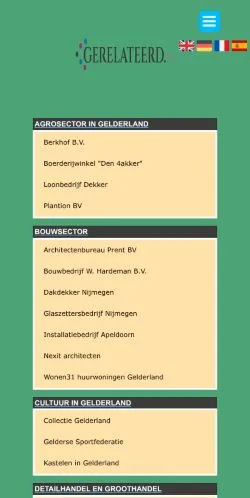 Anteprima del sito Gelderland, media di Paesi Bassi per articoli sponsorizzati