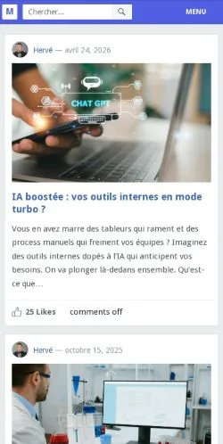 Preview of the Monetiweb website, a media outlet in France for sponsored articles