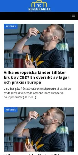 Anteprima del sito Reseoraklet, media di Svezia per articoli sponsorizzati