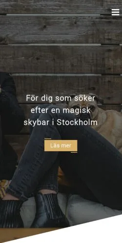Podgląd witryny Skybar Stockholm, medium z kraju Szwecja do artykułów sponsorowanych