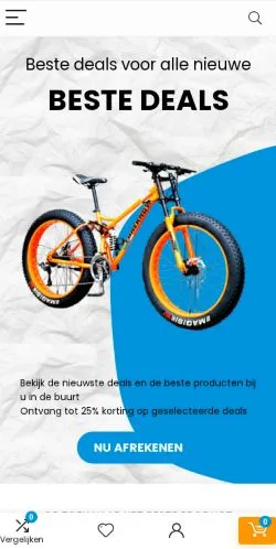 Anteprima del sito Toonstoertocht, media di Paesi Bassi per articoli sponsorizzati
