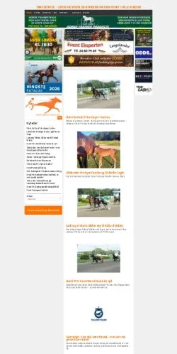 Podgląd witryny Travservice, medium z kraju Dania do artykułów sponsorowanych