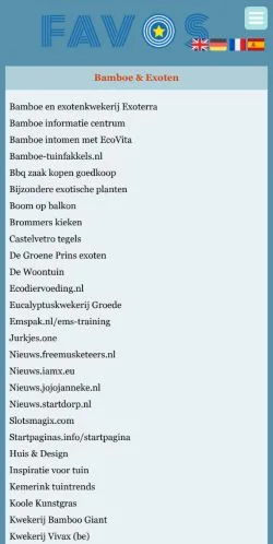 Podgląd witryny Tuinen & Tuinplanten, medium z kraju Holandia do artykułów sponsorowanych