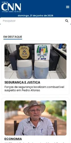 Anteprima del sito PORTAL CNN, media di Brasile per articoli sponsorizzati