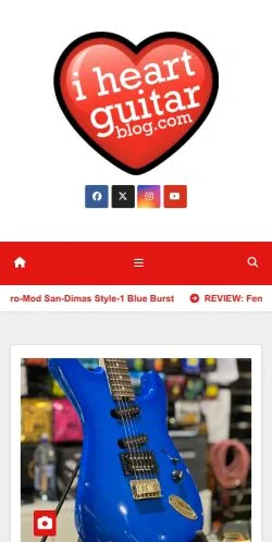 Anteprima del sito I Heart Guitar, media di Stati Uniti per articoli sponsorizzati