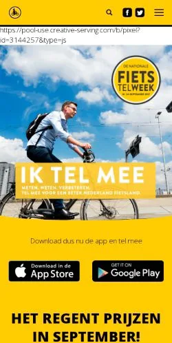 Anteprima del sito Fietstelweek, media di Paesi Bassi per articoli sponsorizzati