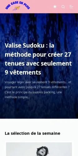 Vista previa del sitio Lifestyle & Choix Eclairés, medio de Francia para artículos patrocinados