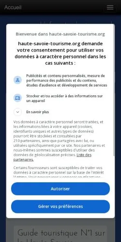Anteprima del sito Haute-Savoie, media di Francia per articoli sponsorizzati