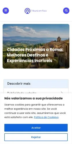 Anteprima del sito Tribuna Em Foco, media di Brasile per articoli sponsorizzati