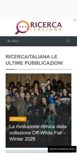 Anteprima del sito Ricerca Italiana, media di Italia per articoli sponsorizzati