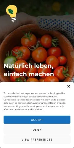 Anteprima del sito Gartentipp-Online, media di Germania per articoli sponsorizzati
