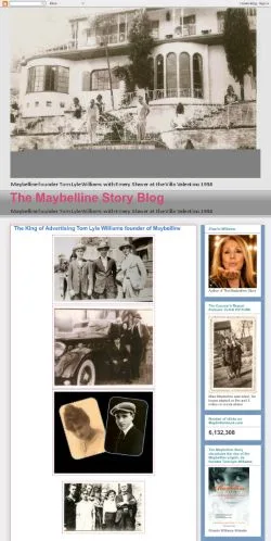 Voorbeeld van de site The Maybelline Story, medium uit Verenigde Staten voor gesponsorde artikelen