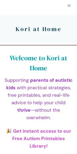 Anteprima del sito Kori at Home, media di Stati Uniti per articoli sponsorizzati