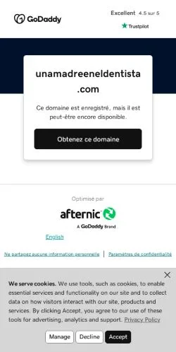 Anteprima del sito unamadreeneldentista, media di Stati Uniti per articoli sponsorizzati