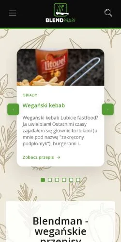 Forhåndsvisning af Blendman Wegańskie Przepisy, medie fra Polen til sponsorerede artikler