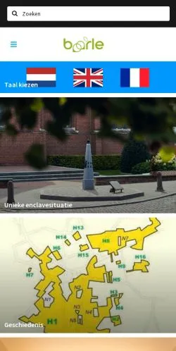 Preview of the Visit Baarle website, a media outlet in Netherlands for sponsored articles