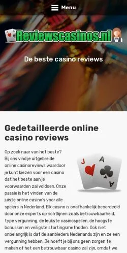 스폰서 기사용 네덜란드 매체 Online Casino Reviews 사이트 미리보기